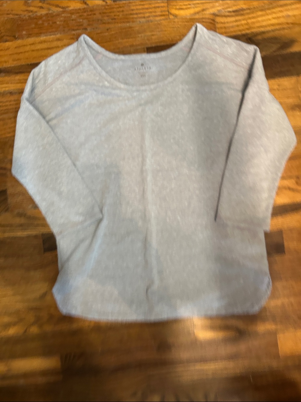 Athleta Heather Gray Scoop Neck Sweater